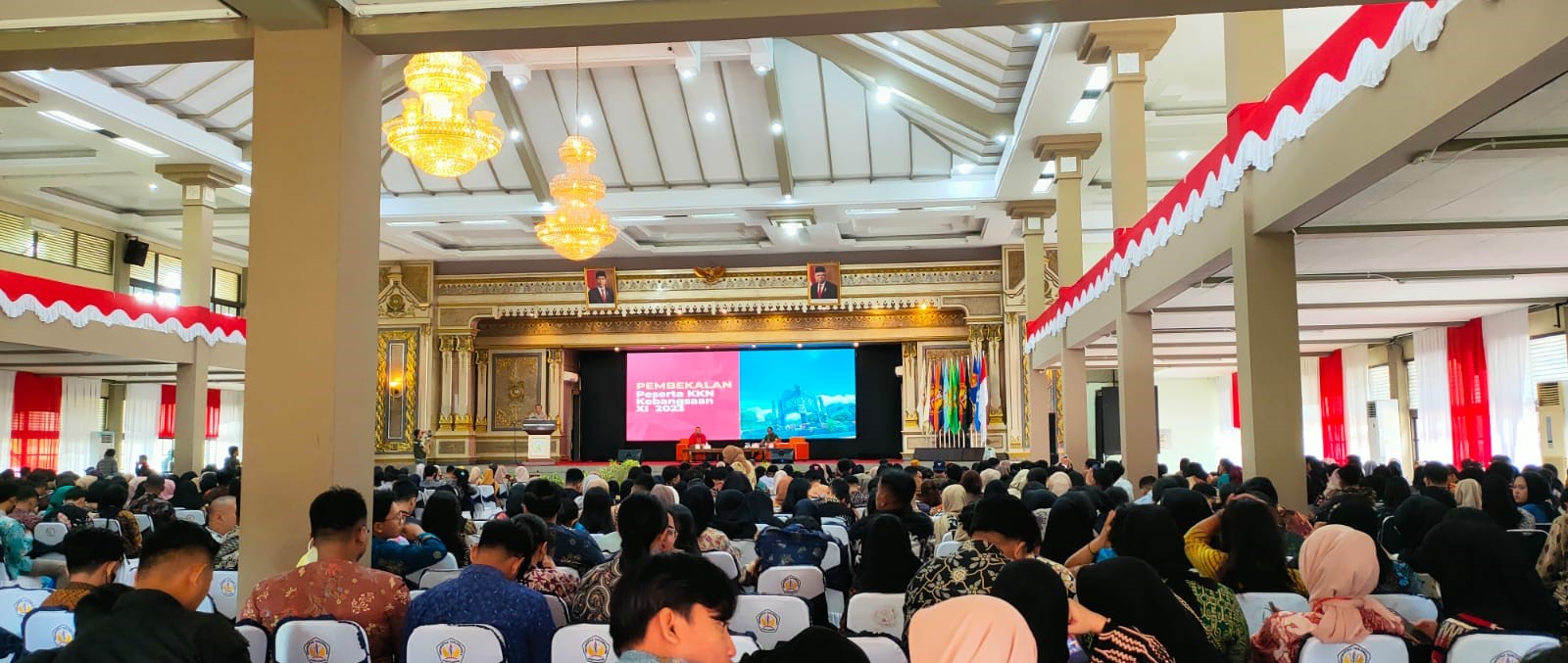 Pembukaan KKN Kebangsaan XI Tahun 2023 di Kalimantan Barat